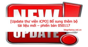 [Update thư viện iCPO] Bổ sung thêm bộ tài liệu mới – phiên bản 050117
