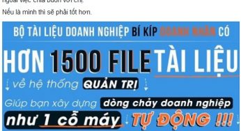 Cẩn thận khi mua bộ tài liệu CEO của Eduka trên Fanpage Tài liệu cất cánh Doanh nghiệp