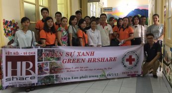 Thư cám ơn đã tham dự chương trình Thiện nguyện Nhân sự xanh tại Hà Nội 16/7/2017