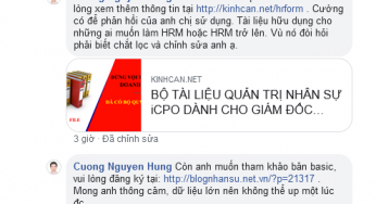 Bốc phốt lần 3 – Sau khi bị Cường nói toàn tài liệu QTNS reup, admin Hr Mart tuyên bố 80% là mới
