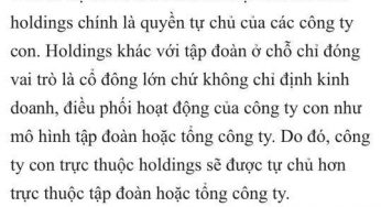 Mô hình vận hành công ty như thế nào?