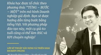 Hình ảnh lớp học online G40 hướng dẫn xây KPI do Cường cận đứng lớp