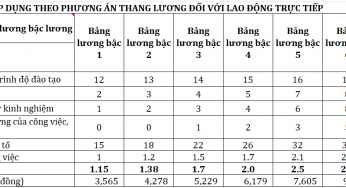 Đánh giá giá trị công việc theo phương pháp của Nhà nước