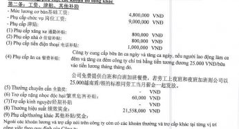 Số tiền công ty trả trợ cấp thôi việc hoặc trợ cấp mất việc là bao nhiêu?
